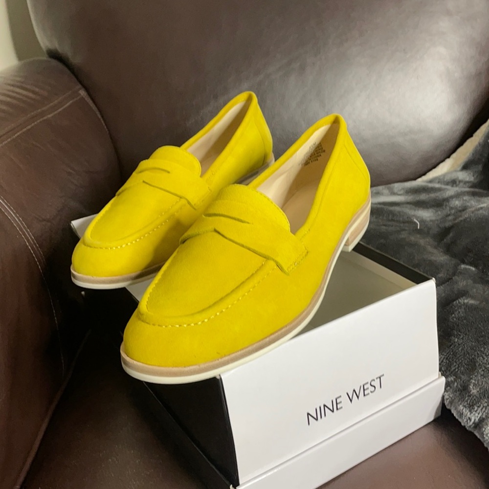 Nine West, size: 8 1/2 medium, color: yellow